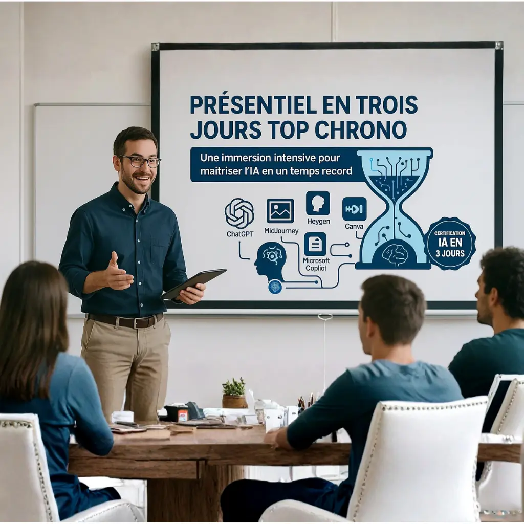 Création de contenus rédactionnels et visuels par l’usage responsable de l’intelligence artificielle générative  - Certification Inkrea - En présentiel