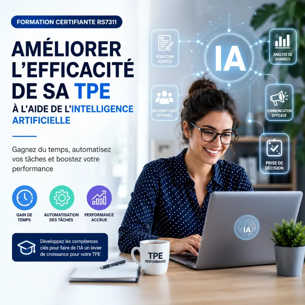 PPE-Améliorer l’efficacité de sa TPE à l’aide de l’intelligence artificielle Certification RS7311